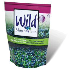 Wild Bleuberries dans un paquet